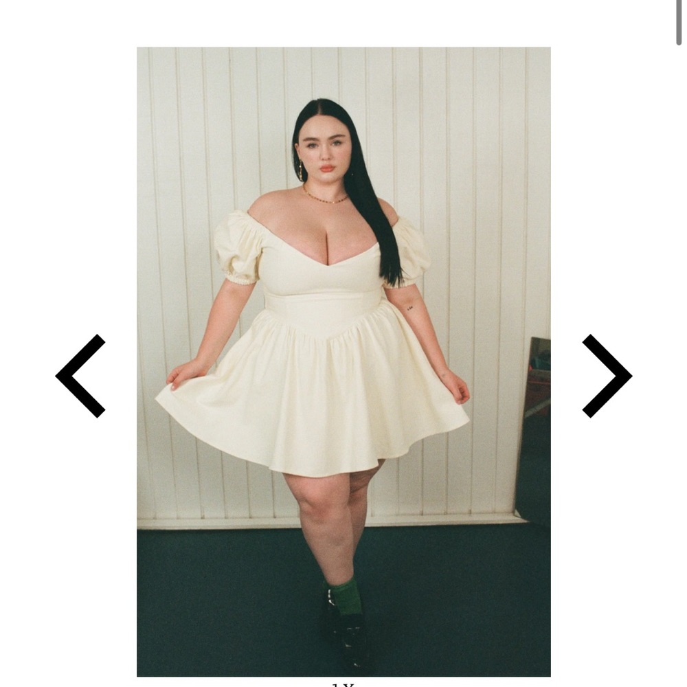 Virgin White Mini Dress Fashion Brand Company